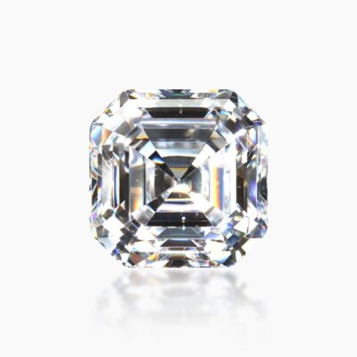 asscher moissanite loose stone d color vvs1