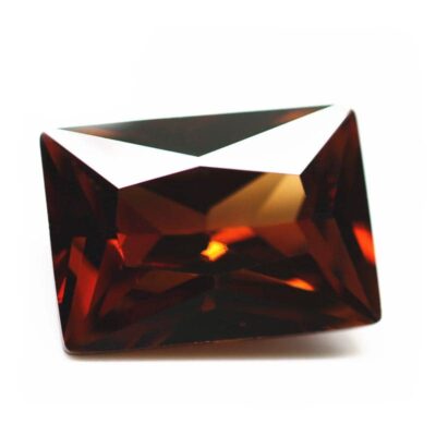 baguette cut brown 5a cubic zirconia