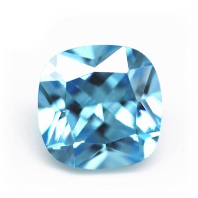 cushion cut aquamarine 5a cubic zirconia