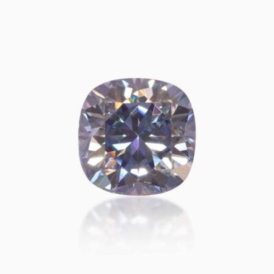 cushion grape purple moissanite stone
