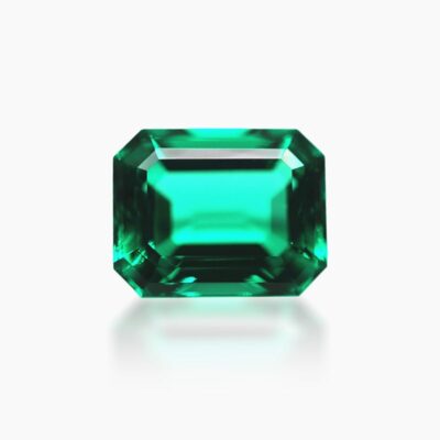 emerald cut lab grown emerald 1