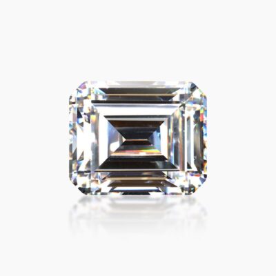 emerald moissanite loose stone d color vvs1