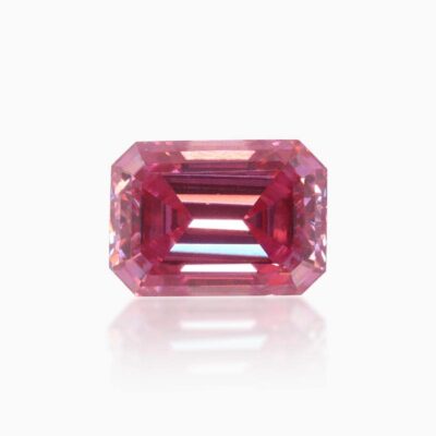 emerald watermelon red moissanite stone