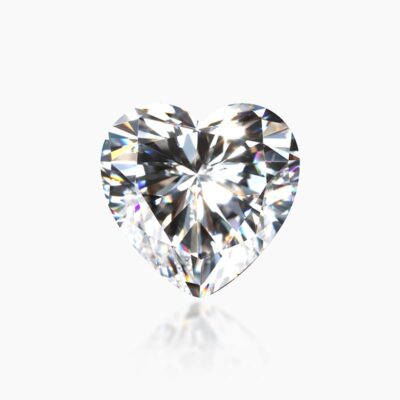 heart moissanite loose stone d color vvs1