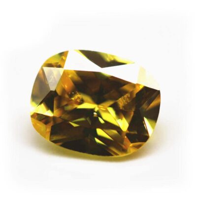 long cushion cut yellow 5a cubic zirconia 1