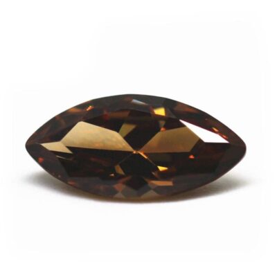marquise cut brown 5a cubic zirconia