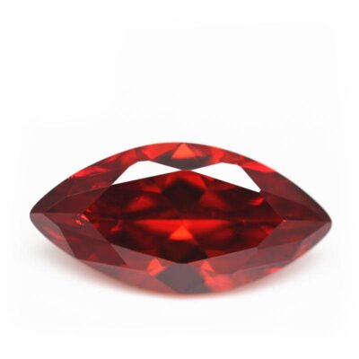 marquise cut garnet red 5a cubic zirconia