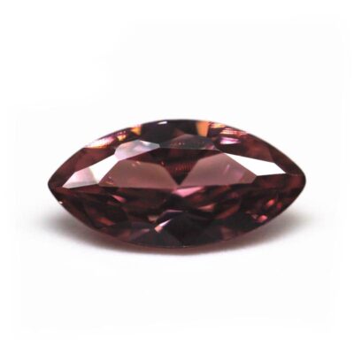 marquise cut rhodolite 5a cubic zirconia