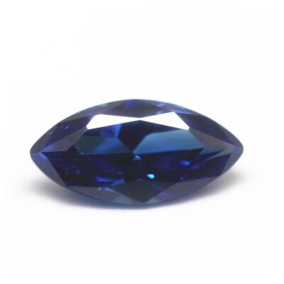 marquise cut sapphire blue 5a cubic zirconia