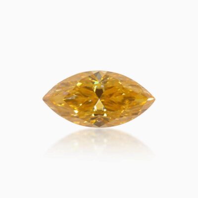 marquise golden yellow moissanite stone
