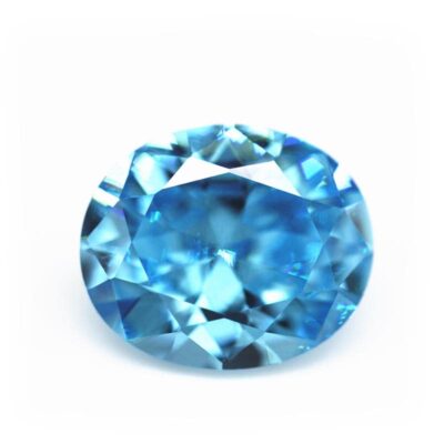 oval cut aquamarine 5a cubic zirconia