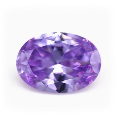 oval cut lavender 5a cubic zirconia