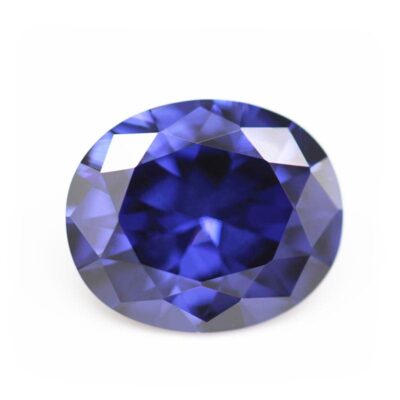 oval cut tanzanite 5a cubic zirconia