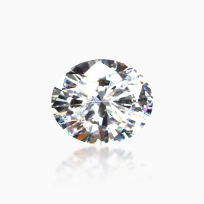 oval moissanite loose stone d color vvs1