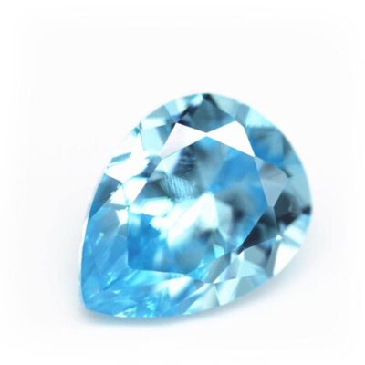 pear cut aquamarine 5a cubic zirconia