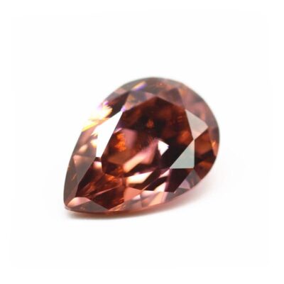 pear cut rhodolite 5a cubic zirconia