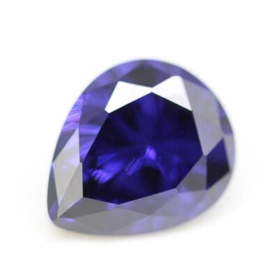 pear cut tanzanite 5a cubic zirconia