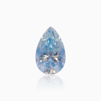 pear ice blue moissanite stone