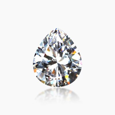 pear moissanite loose stone d color vvs1