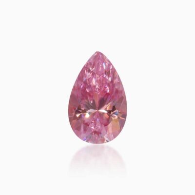 pear pink moissanite stone