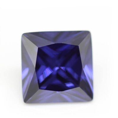 princess cut tanzanite 5a cubic zirconia