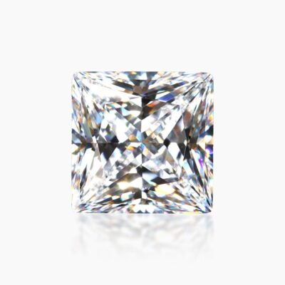 princess moissanite loose stone d color vvs1