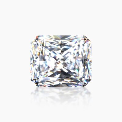 radiant moissanite loose stone d color vvs1