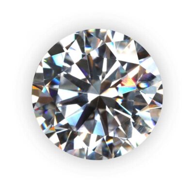 round cut 5a cubic zirconia