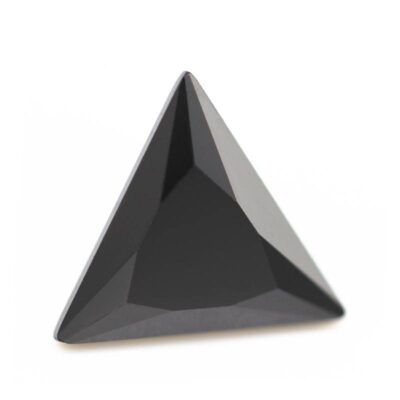 triangle cut black 5a cubic zirconia 1