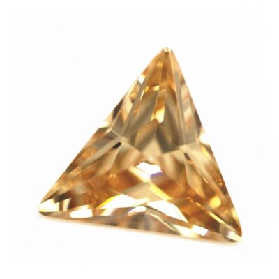 triangle cut champagne 5a cubic zirconia 1