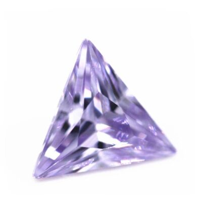 triangle cut lavender 5a cubic zirconia 1