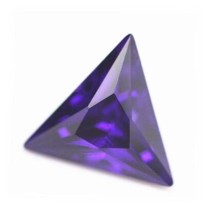 triangle cut violet 5a cubic zirconia 1