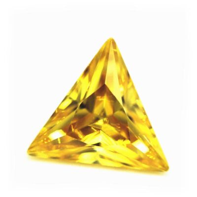 triangle cut yellow 5a cubic zirconia 1