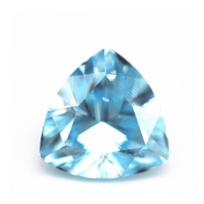 trillion cut aquamarine 5a cubic zirconia