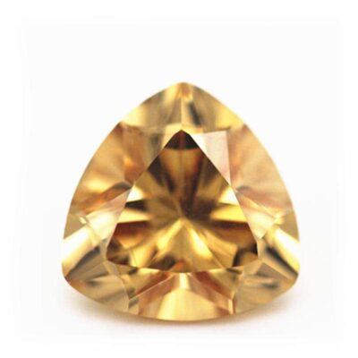 trillion cut champagne 5a cubic zirconia