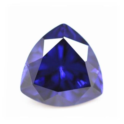 trillion cut tanzanite 5a cubic zirconia