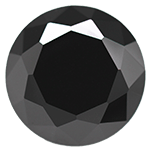 black cubic zirconia