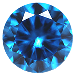 blue cubic zirconia