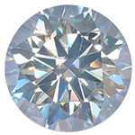 blue moissanite stones