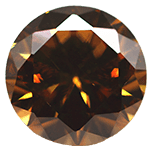 brown cubic zirconia