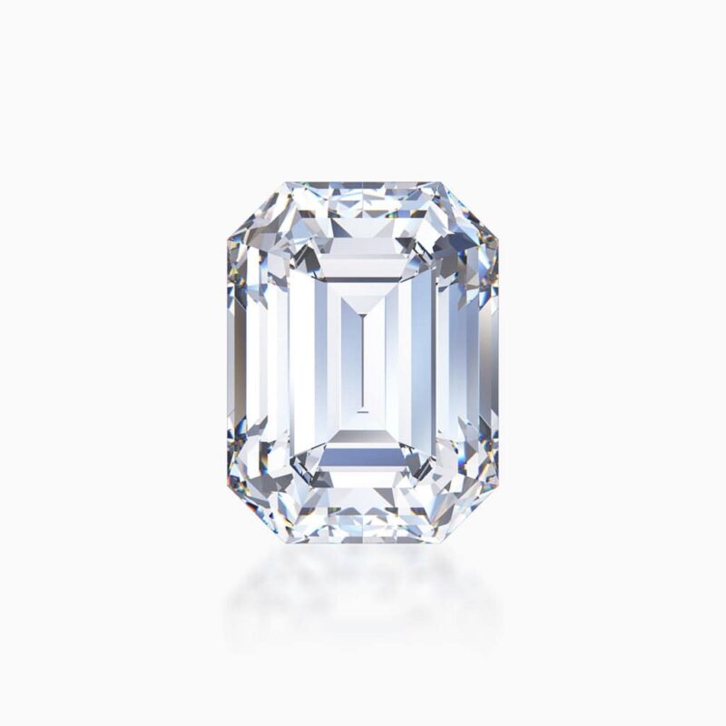 emerald cut lab grown diamond