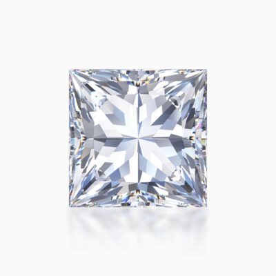 diamante cultivado en laboratorio de talla princesa