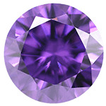 purple cubic zirconia