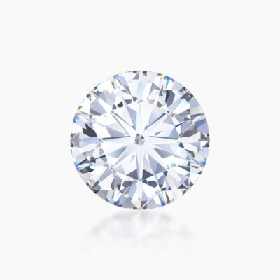 round cut lab grown diamond