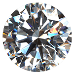 white moissanite stones
