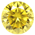 yellow cubic zirconia