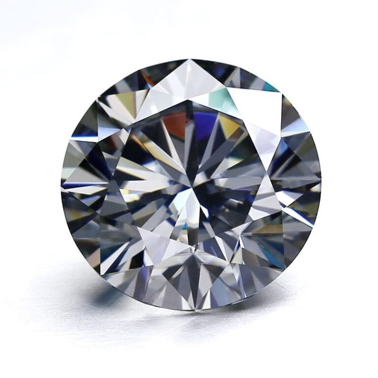 grey moissanite
